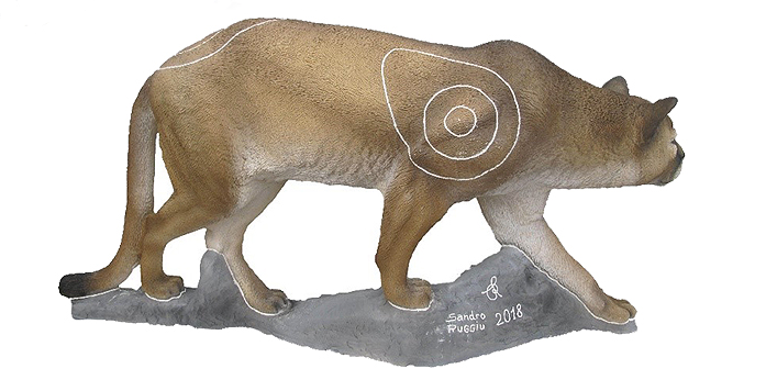 SRT 3D-Ziel Puma Berglöwe - Gruppe 1 - L142cm H70cm