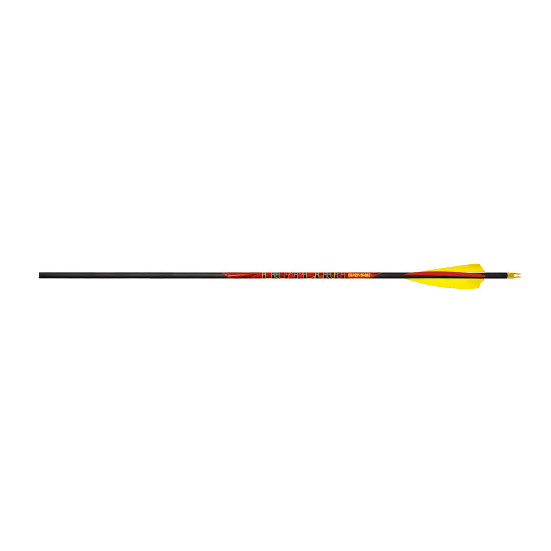 Black Eagle Pfeil Outlaw mit Federn ID6.2 32" 6 Stück