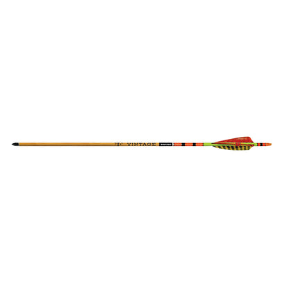 Black Eagle Pfeil Vintage mit Federn ID6.2 34" 6 Stück