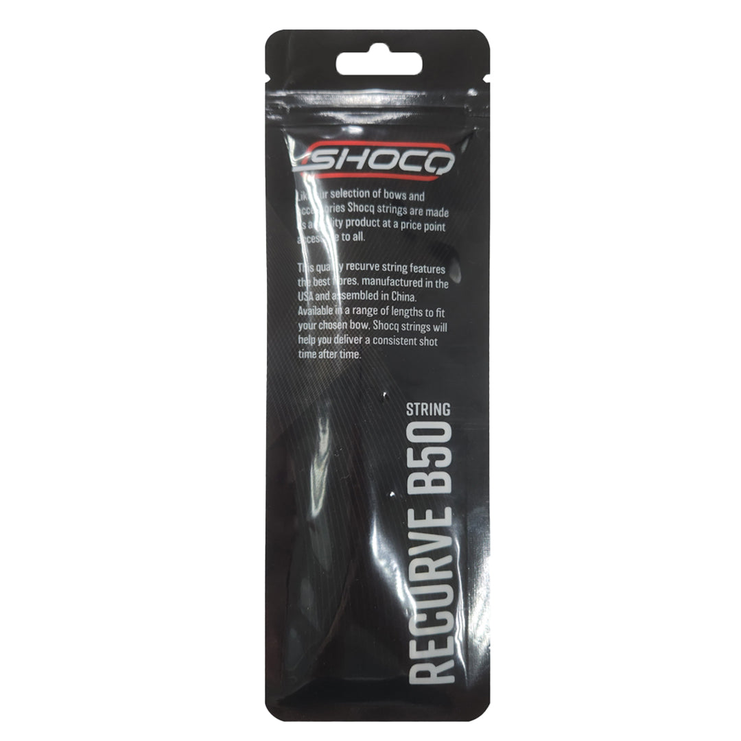 Shocq Recurve Sehne B50 mit Nockpunkt