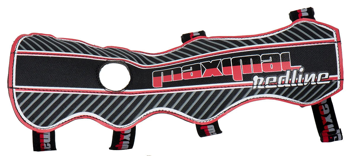 MAXIMAL Doppel-Armschutz 30 cm Redline / P600D / 4 Verschlüsse Schwarz