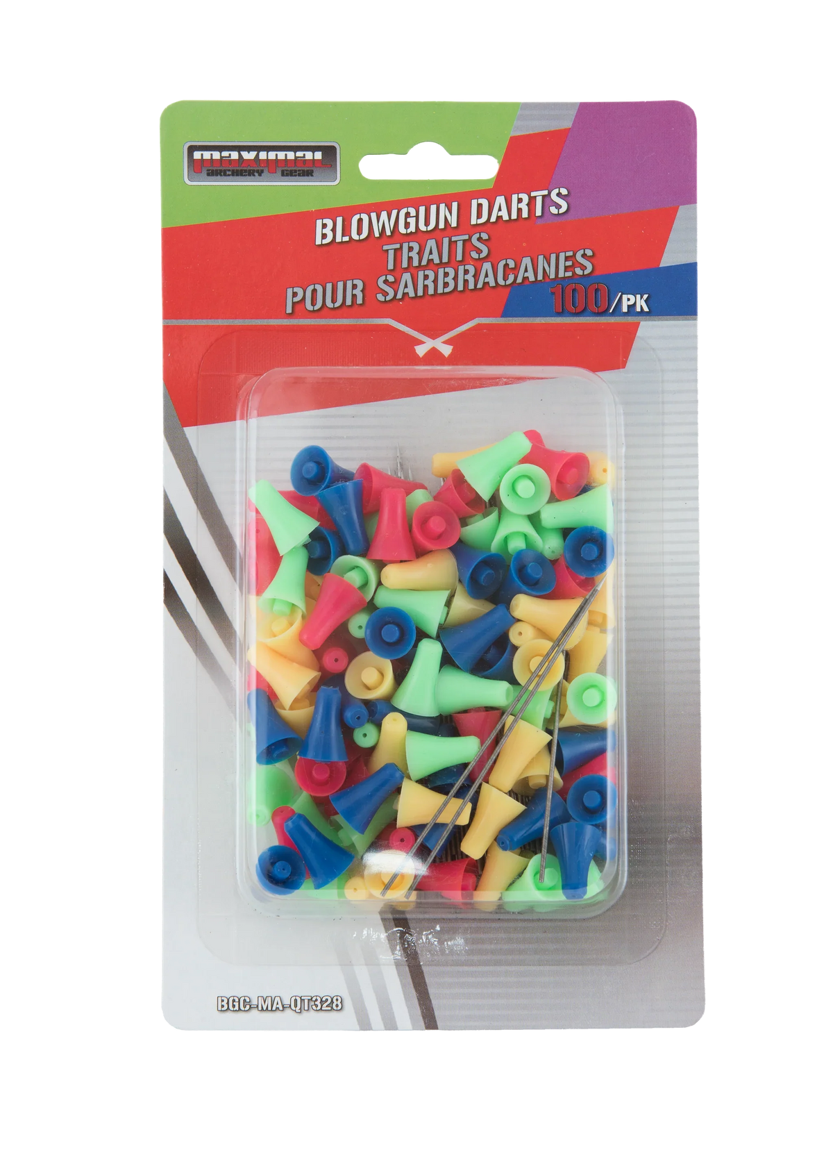 MAXIMAL Zubehör Blowgun Dartpfeile 100/PK