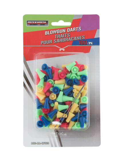 MAXIMAL Zubehör Blowgun Dartpfeile 100/PK